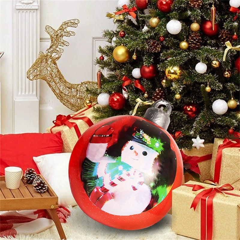 Christmas Ornament Ball Outdoor Pvc 60CM Inflatable