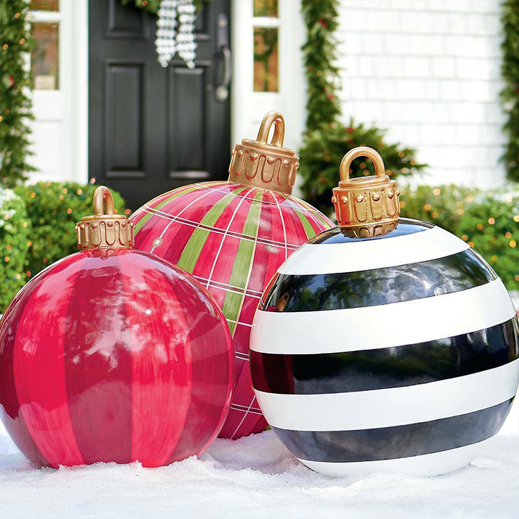 Christmas Ornament Ball Outdoor Pvc 60CM Inflatable