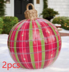 Christmas Ornament Ball Outdoor Pvc 60CM Inflatable