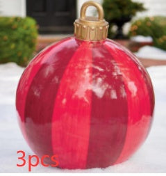 Christmas Ornament Ball Outdoor Pvc 60CM Inflatable