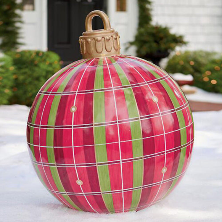 Christmas Ornament Ball Outdoor Pvc 60CM Inflatable