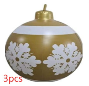 Christmas Ornament Ball Outdoor Pvc 60CM Inflatable