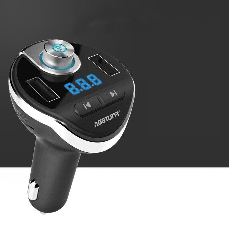 Car Bluetooth T20 Hands-free FM Transmitter MP3 Player Phone Charger
