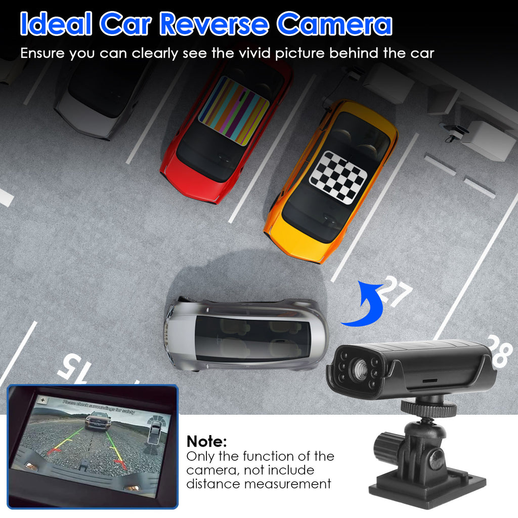 1Pc Wireless Camera Reverse Hitch Guide Camera Vehicle Backup Rechargeable Camera With Flexible Adhesive Base Night Vision For Car RVs Trailer Truck