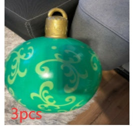Christmas Ornament Ball Outdoor Pvc 60CM Inflatable