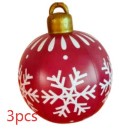 Christmas Ornament Ball Outdoor Pvc 60CM Inflatable