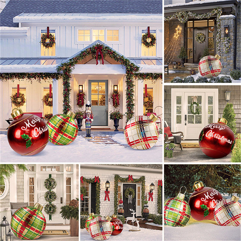 Christmas Ornament Ball Outdoor Pvc 60CM Inflatable