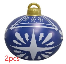 Christmas Ornament Ball Outdoor Pvc 60CM Inflatable