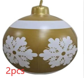 Christmas Ornament Ball Outdoor Pvc 60CM Inflatable