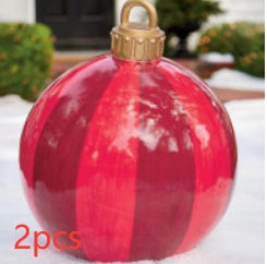 Christmas Ornament Ball Outdoor Pvc 60CM Inflatable