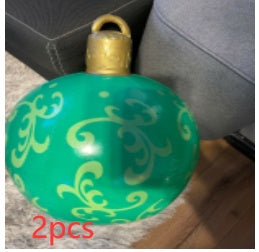 Christmas Ornament Ball Outdoor Pvc 60CM Inflatable