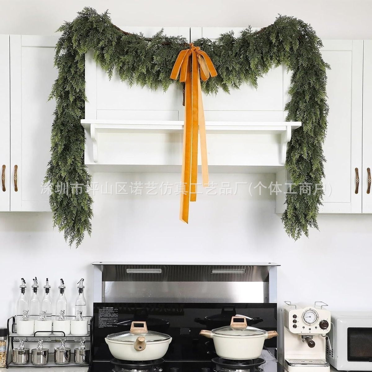 Christmas Pine Needle Garland Soft Rubber