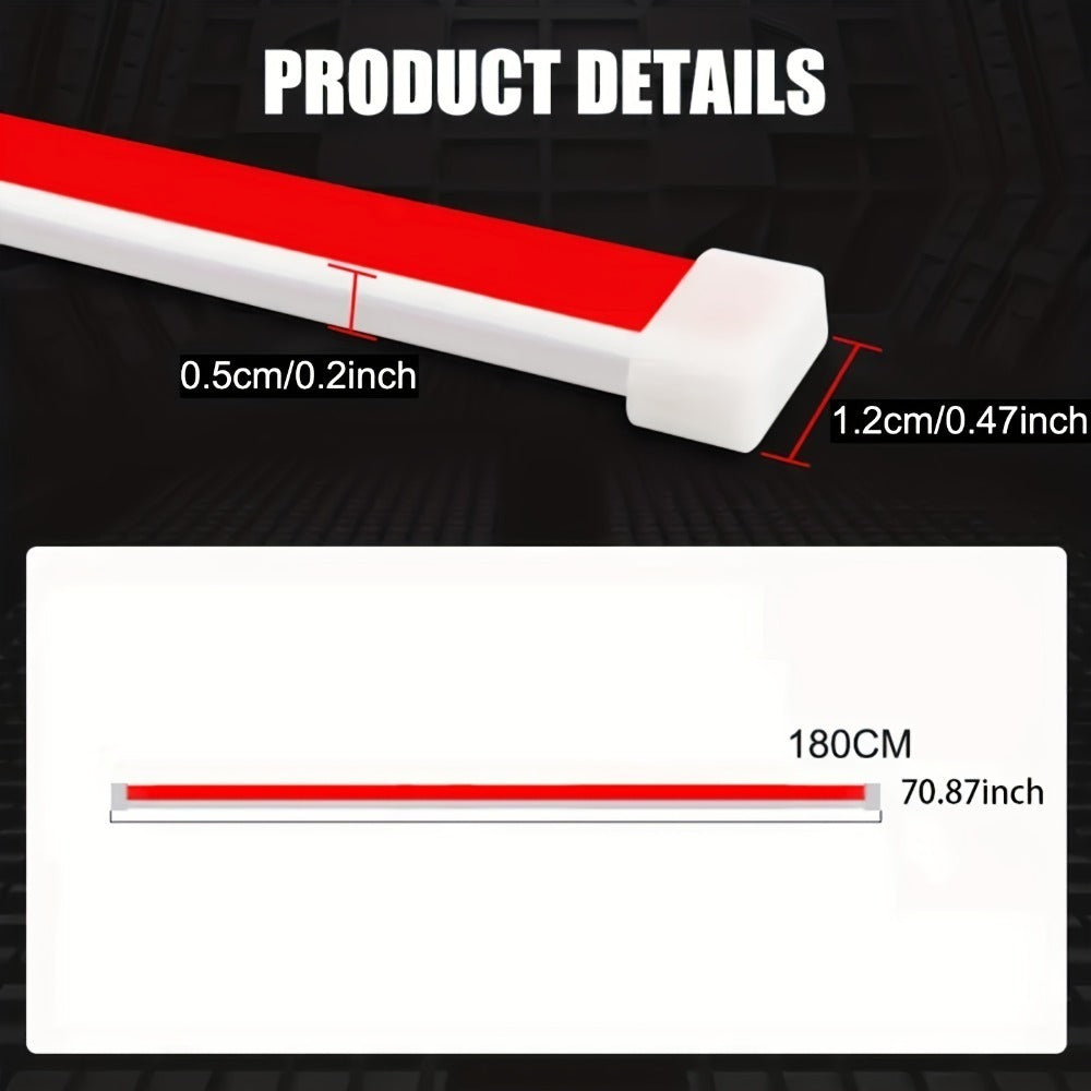 Upgrade Your Vehicle With A Universal 12V, 10W Start-Scan Car LED Hood Light White 70In  Dynamic Daytime Running Light