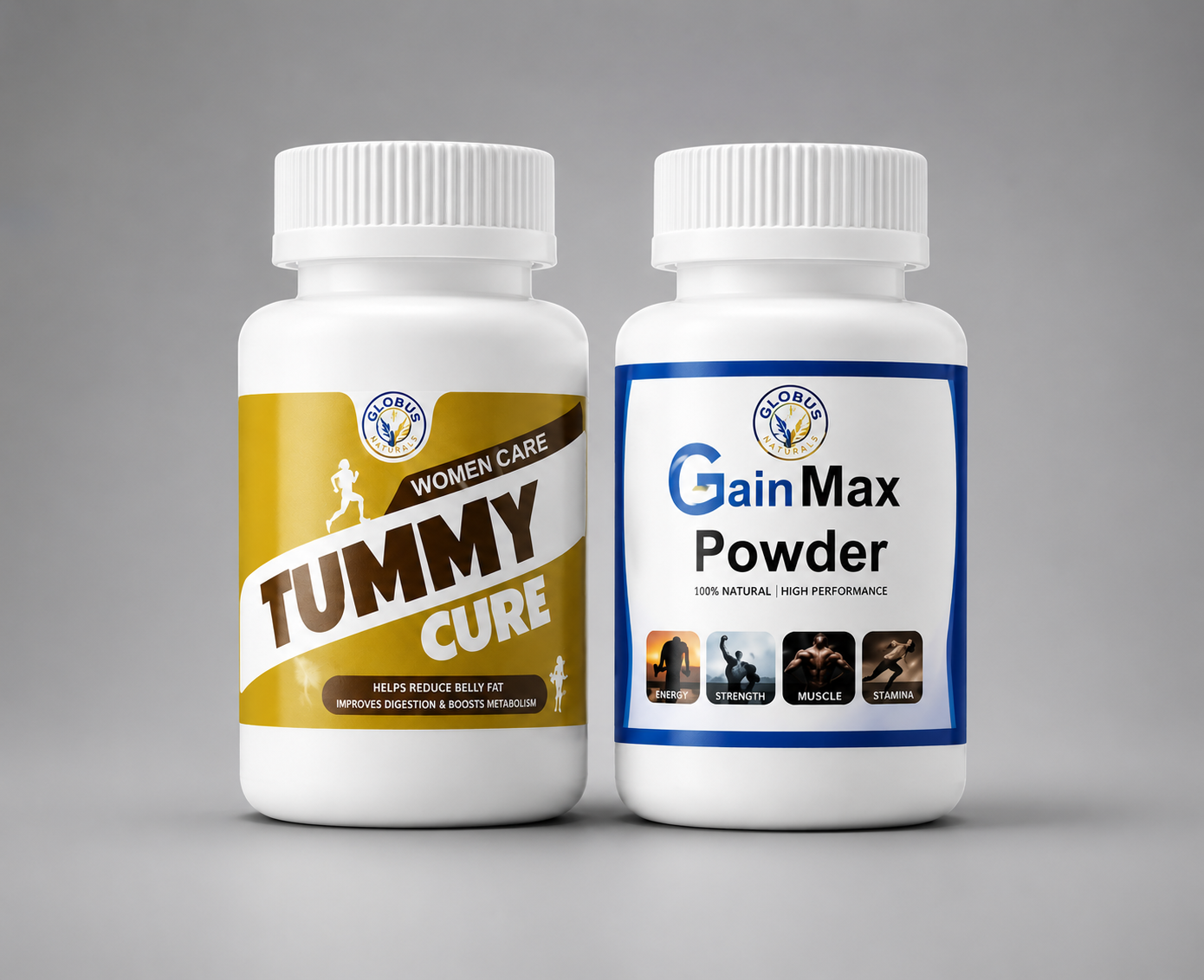 Tummy Cure + Gain Max Powder