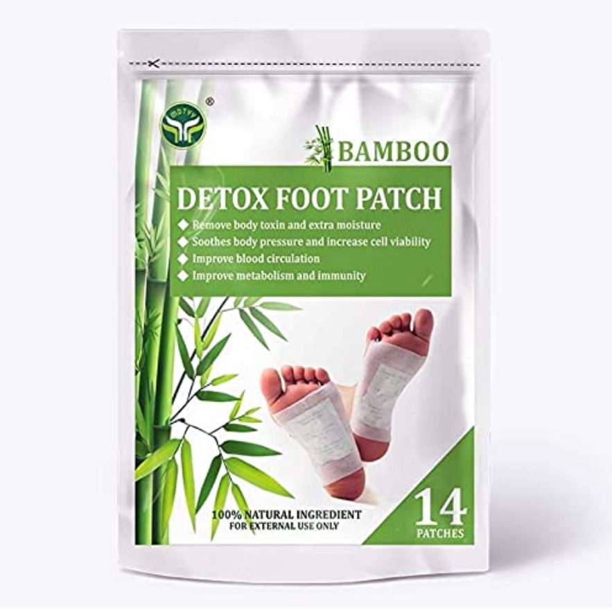 Foot detox patch to remove body toxins - for stress relief sleep, Improves circulation & metabolism, made with herbal ingredient Foot patches (pack of 14)