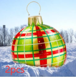Christmas Ornament Ball Outdoor Pvc 60CM Inflatable