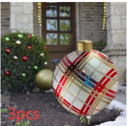Christmas Ornament Ball Outdoor Pvc 60CM Inflatable