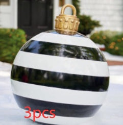 Christmas Ornament Ball Outdoor Pvc 60CM Inflatable