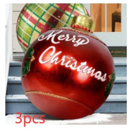 Christmas Ornament Ball Outdoor Pvc 60CM Inflatable