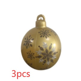 Christmas Ornament Ball Outdoor Pvc 60CM Inflatable