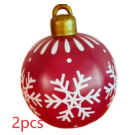 Christmas Ornament Ball Outdoor Pvc 60CM Inflatable