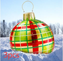Christmas Ornament Ball Outdoor Pvc 60CM Inflatable
