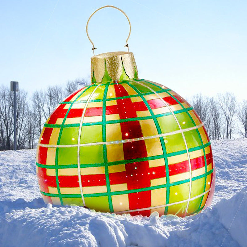 Christmas Ornament Ball Outdoor Pvc 60CM Inflatable