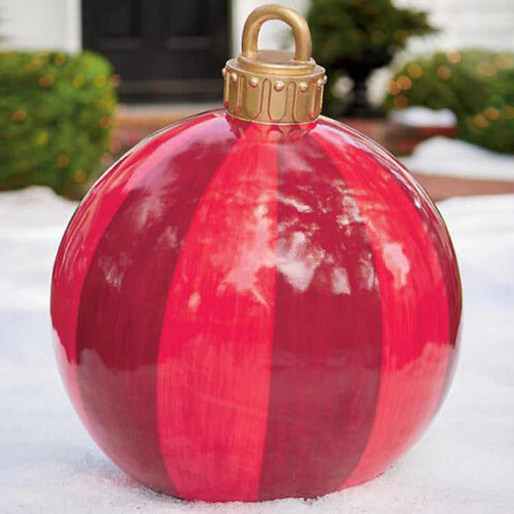 Christmas Ornament Ball Outdoor Pvc 60CM Inflatable