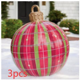 Christmas Ornament Ball Outdoor Pvc 60CM Inflatable